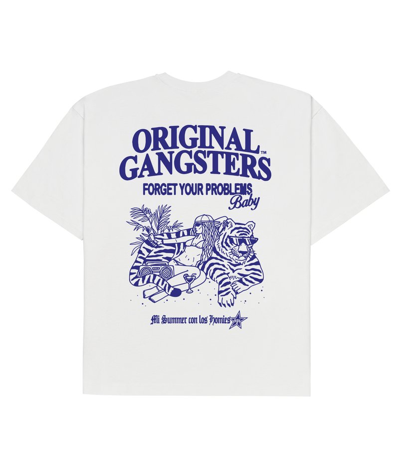 Forget Your Problems_Ogs_Sleeve Tee White_BACK