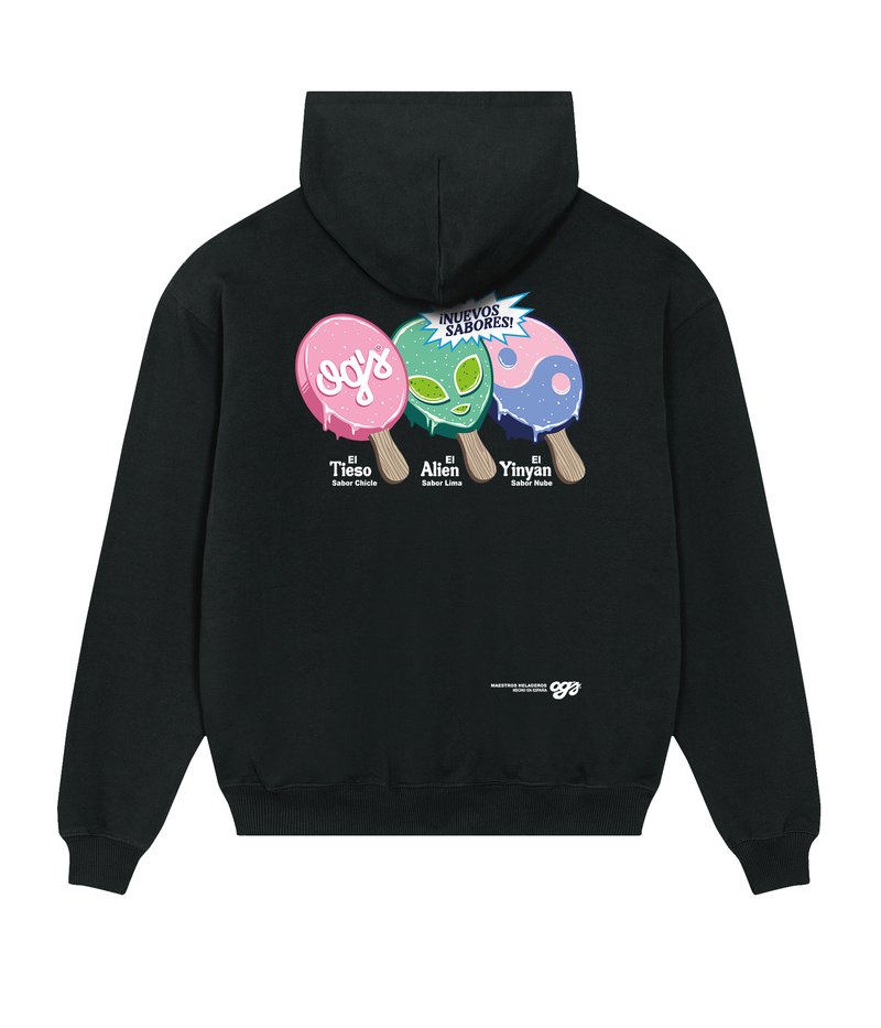 ICE CREAM_Black_HOODIE PREMIUM_BACK