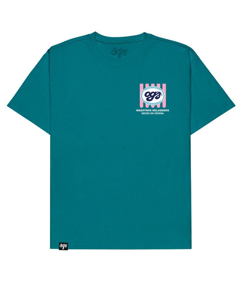 Ice Creams_Ogs_Relax Tee Retro Green_FRONT